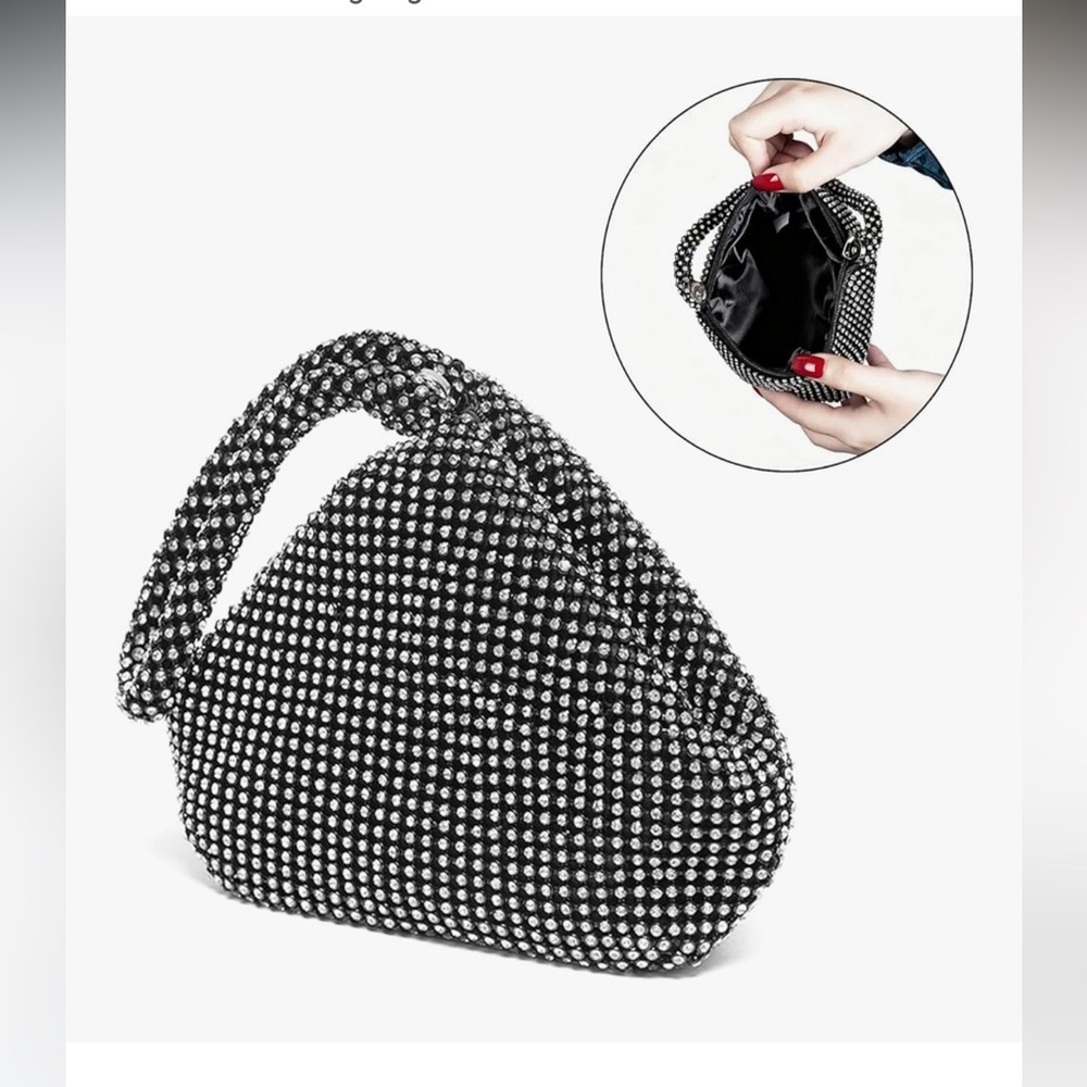 🆕 Rhinestone Evening Bag - Picture 2 of 7